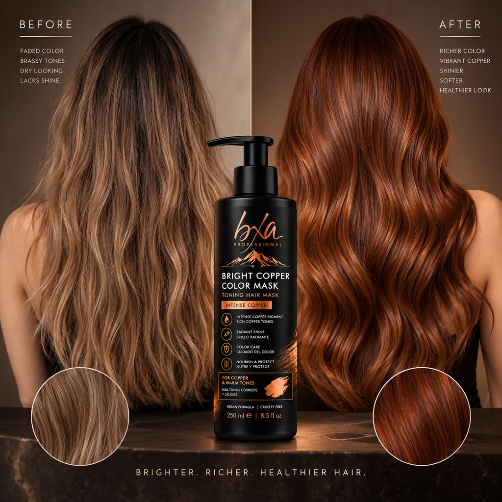 Bright Copper Color Mask – Intense Copper Toning Hair Mask