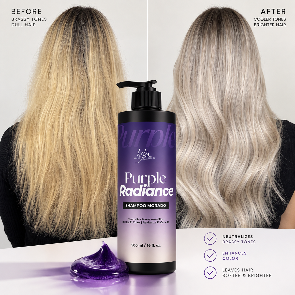 Purple Radiance – Purple Shampoo for Blonde Hair